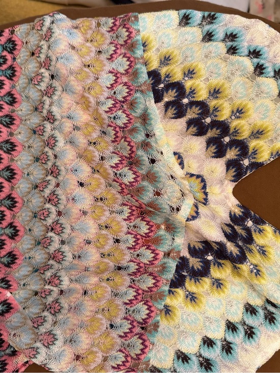 Missoni Dresses & Skirts - Missoni Multicolor Crochet Mini Skirt - Pink, Blue, Yellow, and matching top